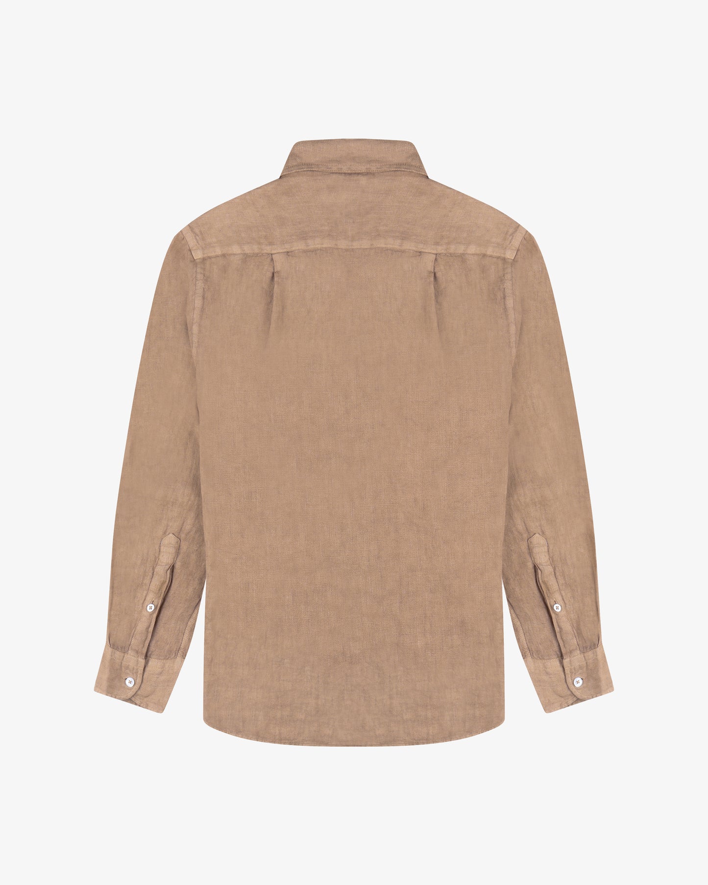 Camicia lino pinetto - Cammello