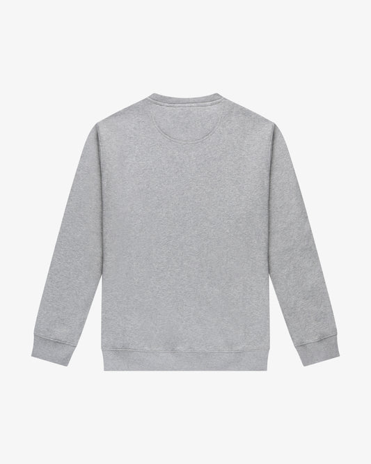 ⁠felpa girocollo college Grigia