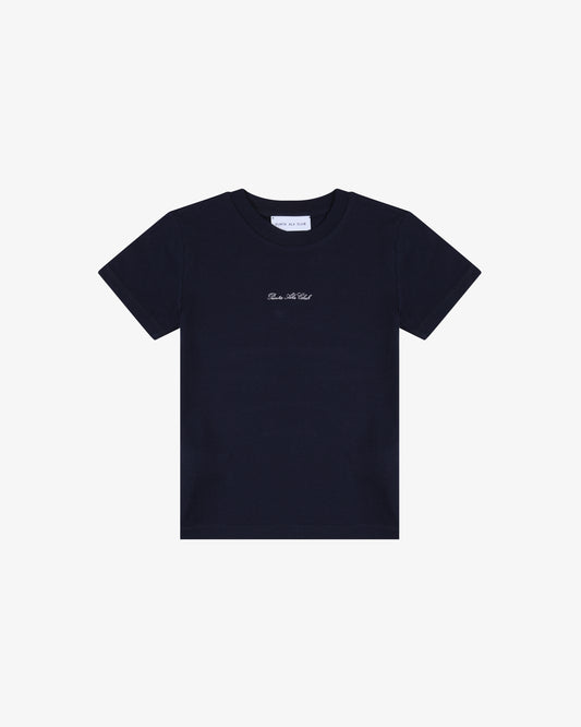KIDS Emblem Short Sleeve Tee - Navy