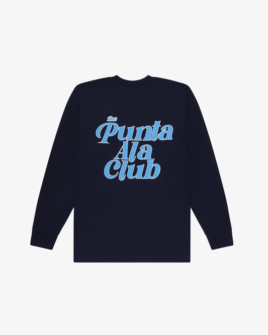 "The Punta Ala Club" Long Sleeve Tee - Navy