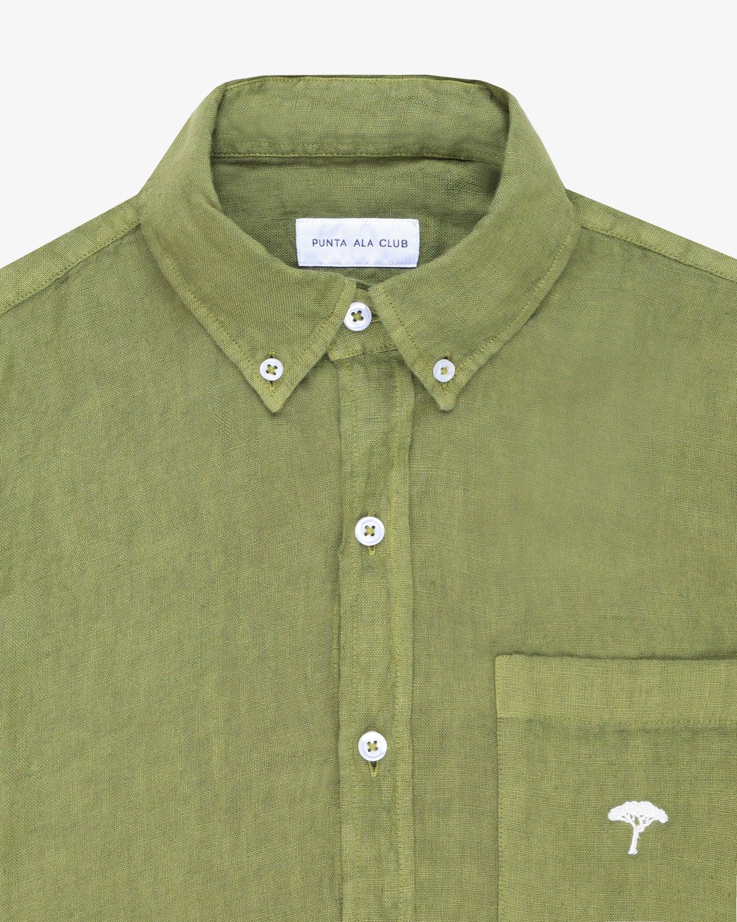 Camicia lino pinetto - Verde Oliva