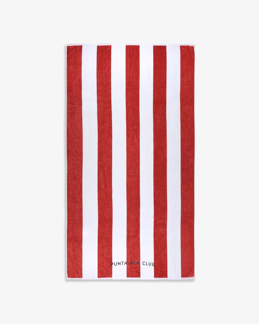 Telo mare a righe - Rosso/Bianco