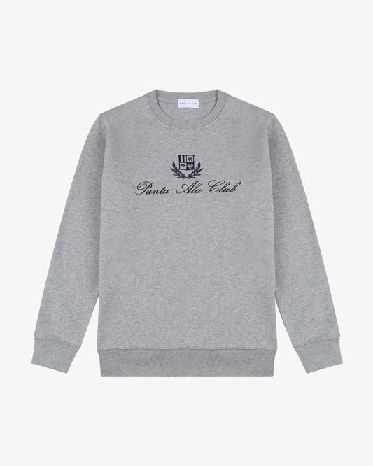 Emblem Crewneck Sweatshirt - Grey
