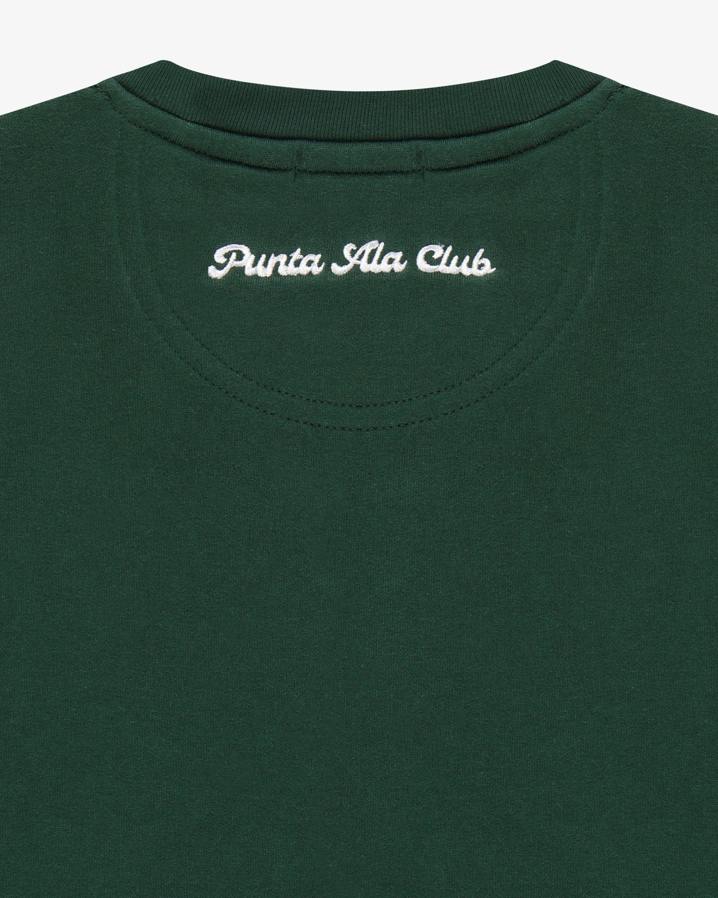 ⁠Felpa girocollo pinetto - verde/bianco