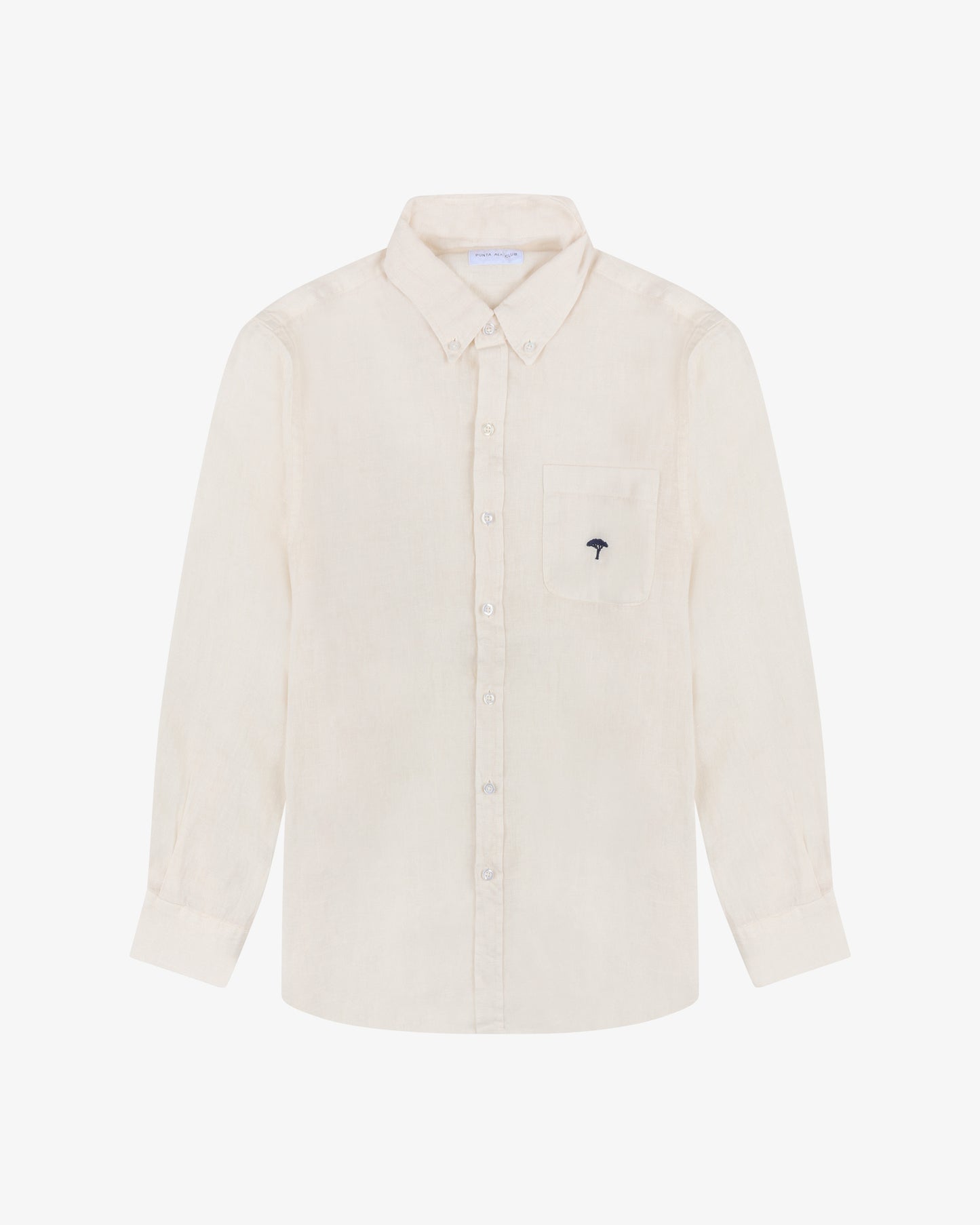 Camicia lino pinetto - Burro