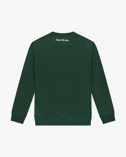 ⁠felpa girocollo pinetto - verde/bianco