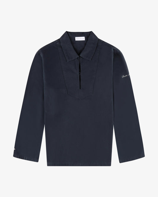 Casacca con colletto - Blu Navy