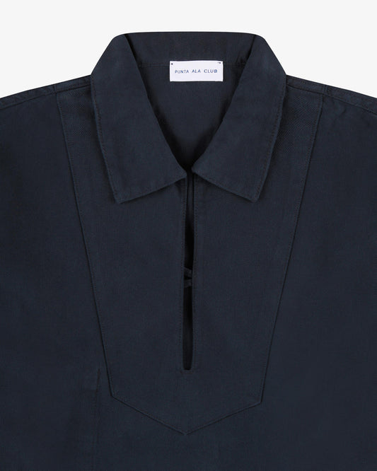 Casacca con colletto - Blu Navy