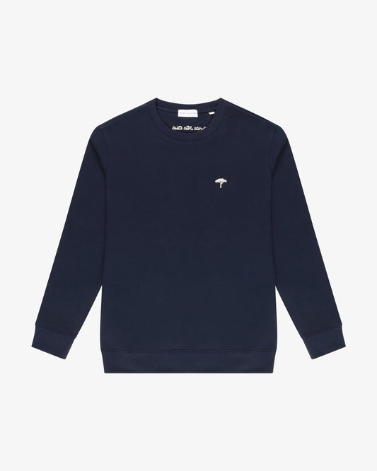 ⁠felpa girocollo pinetto blu