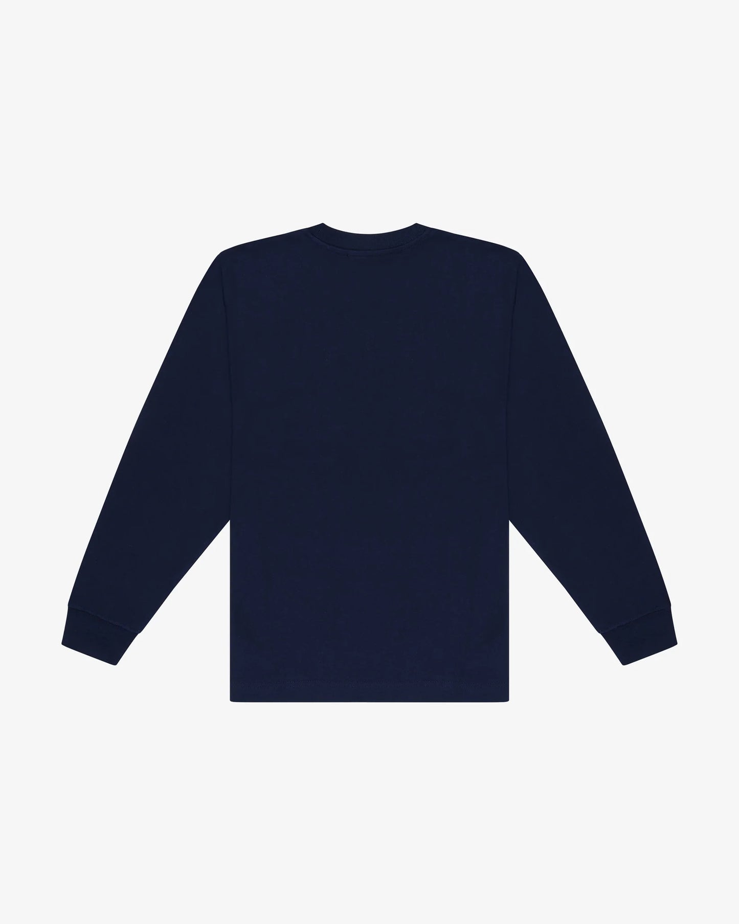Pocket t-shirt maniche lunghe - blu/bianco