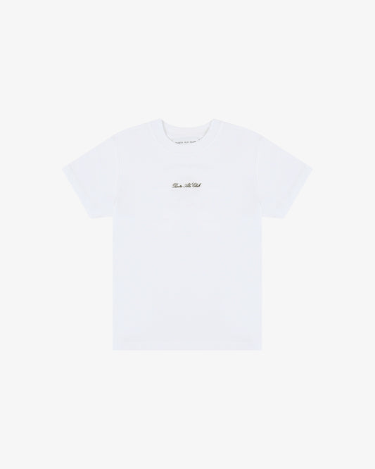 KIDS Emblem Short Sleeve Tee - White