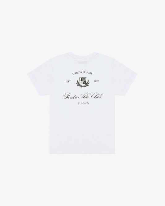 KIDS Emblem Short Sleeve Tee - White