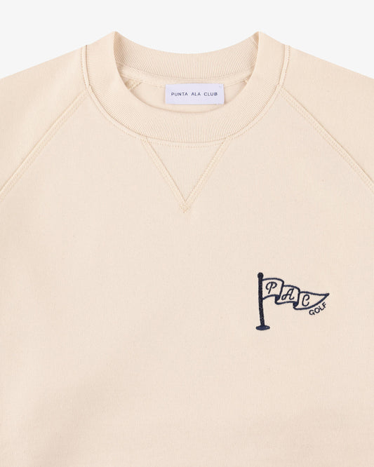 Felpa linea Golf - Panna