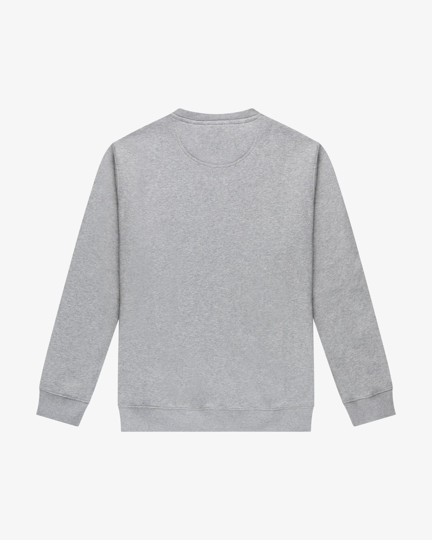 ⁠Felpa girocollo logo - grigio/verde