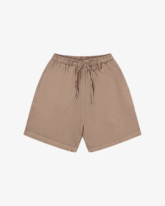 Bermuda lino pinetto - Cammello