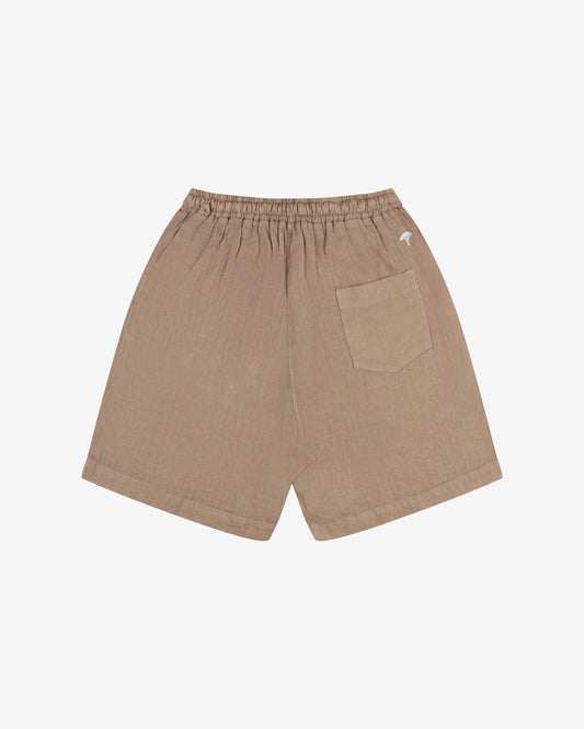 Bermuda lino pinetto - Cammello