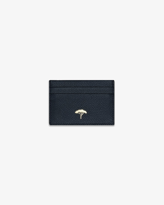 Pino Leather card holder - Navy
