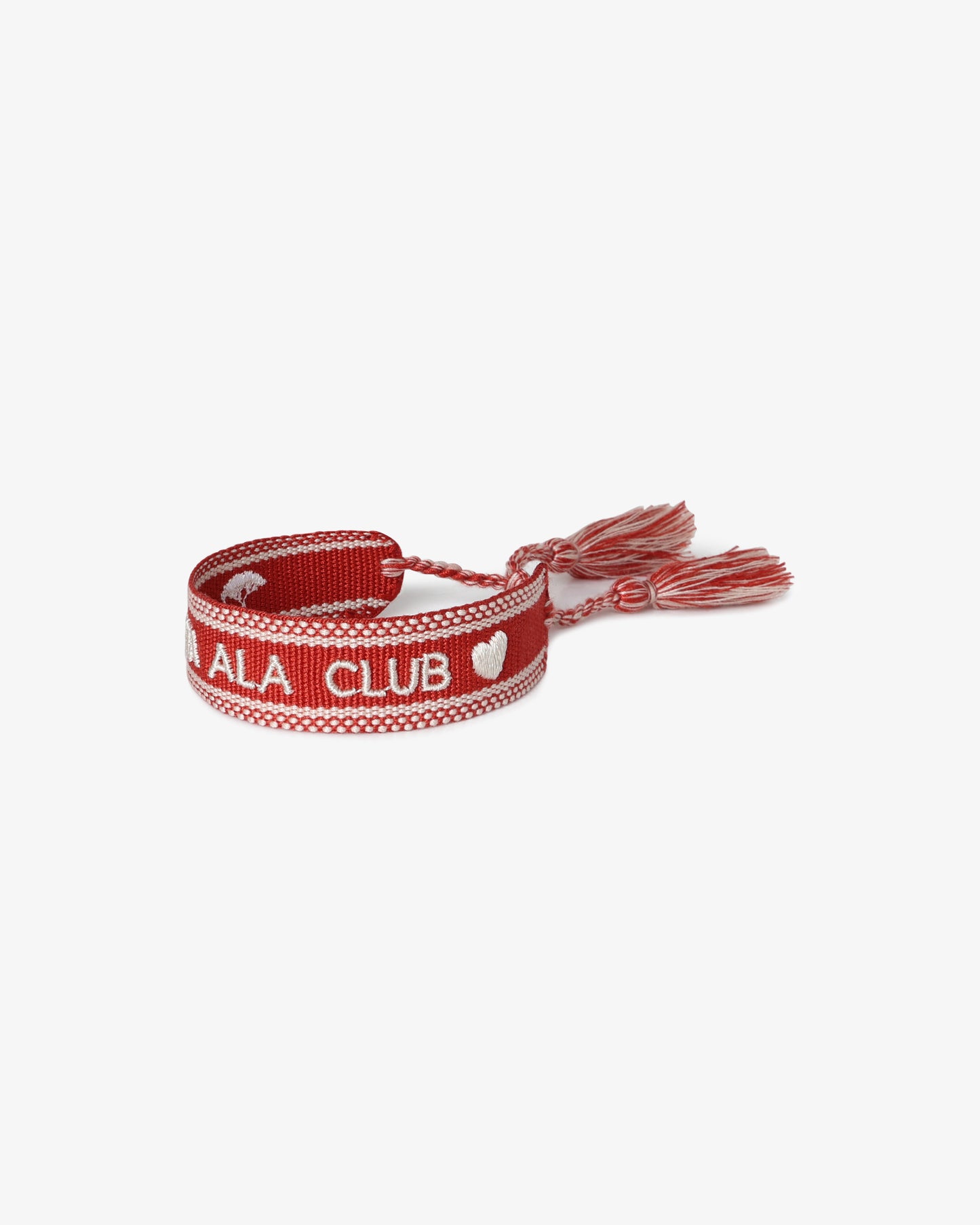 Embroidered Logo Bracelet - Orange