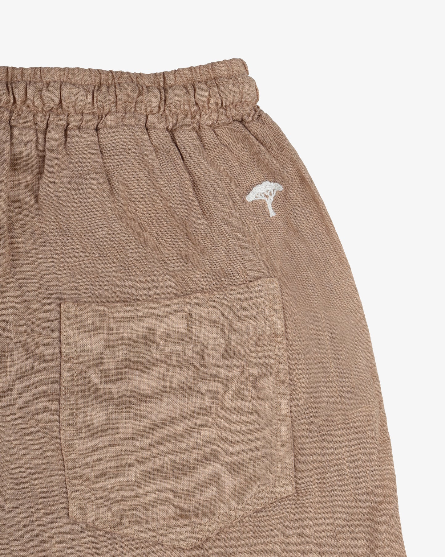 Bermuda lino pinetto - Cammello