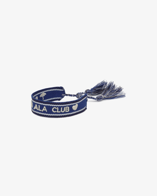 Embroidered Logo Bracelet - Ocean Blue
