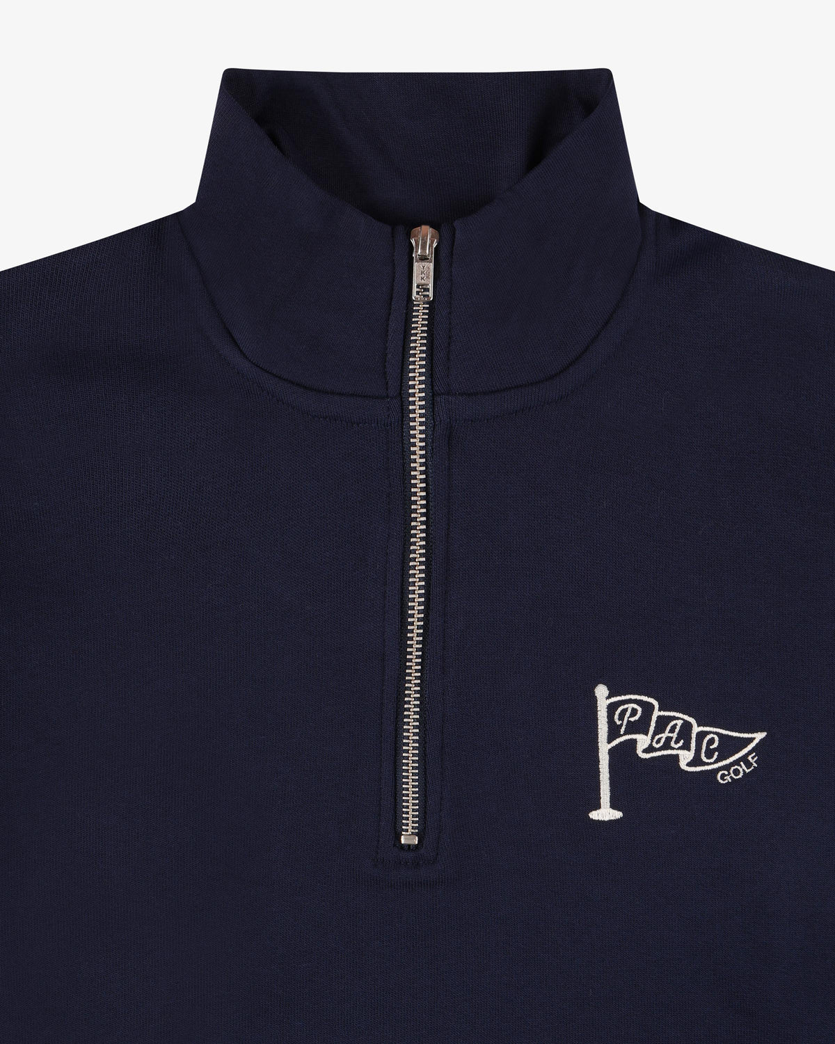 Felpa mezza zip linea Golf - Blu Navy
