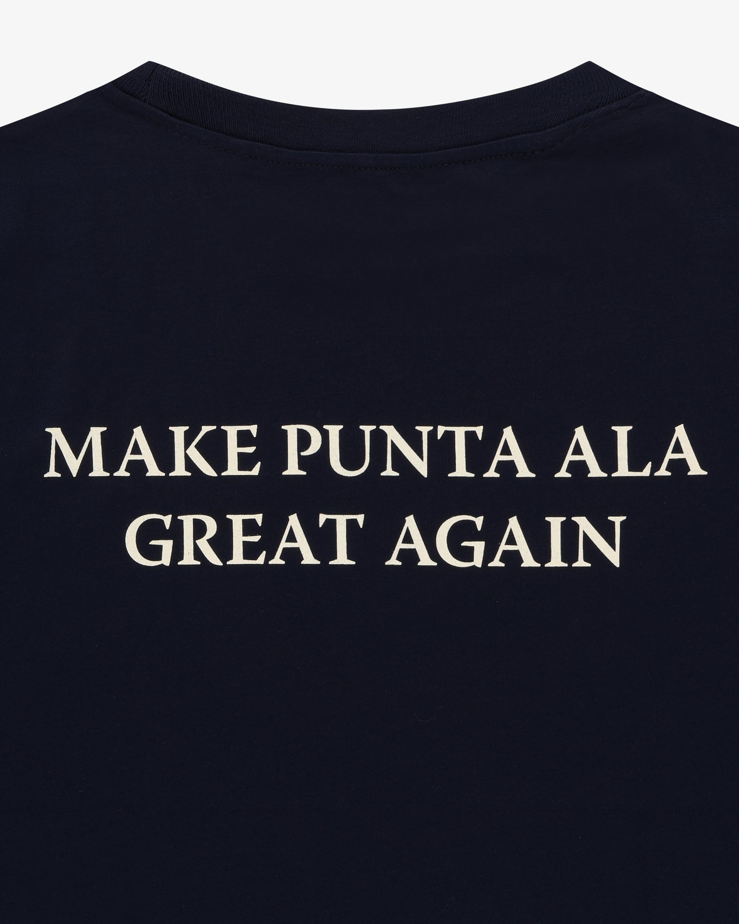 T-Shirt "Make Punta Ala Great Aigain" - blu/bianco