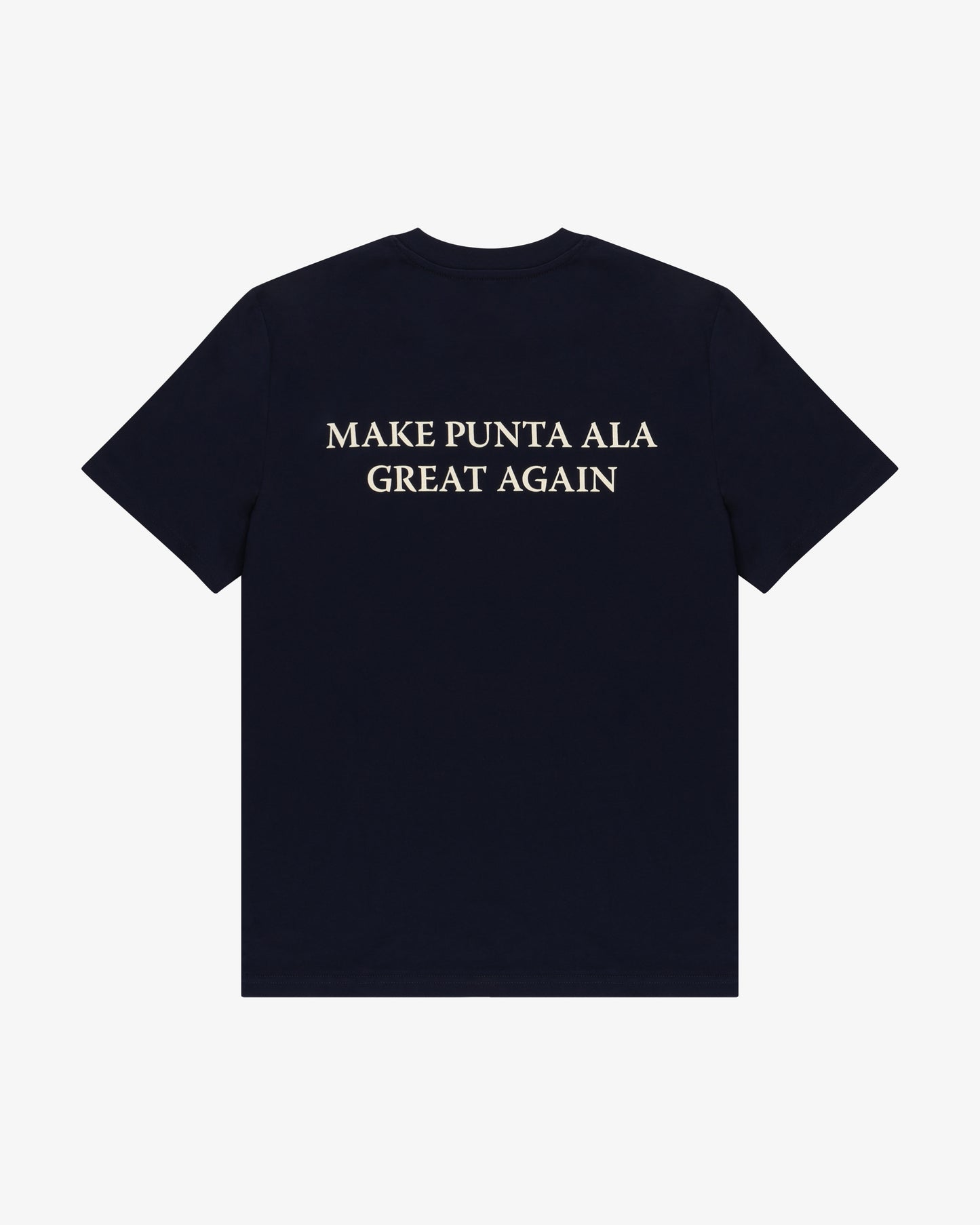 T-Shirt "Make Punta Ala Great Aigain" - blu/bianco
