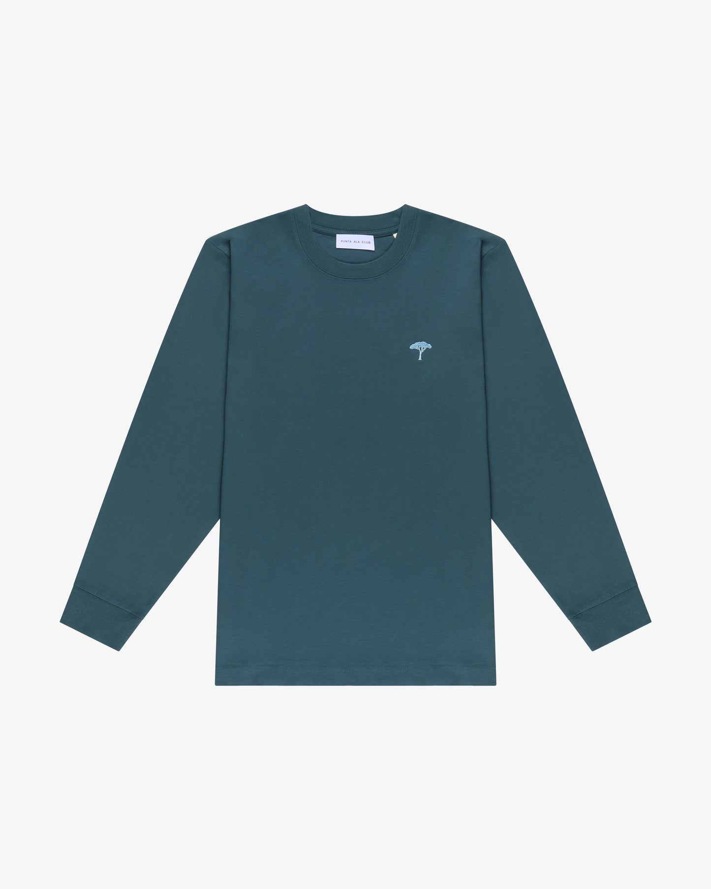 t shirt maniche lunghe "Rainbow" - petrolio/azzurro