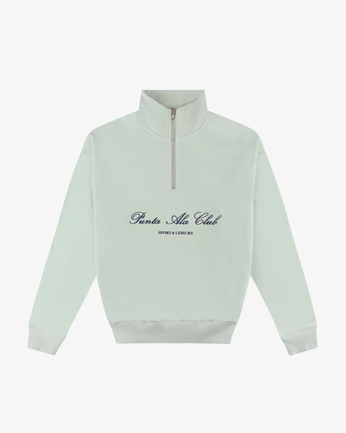 Felpa mezza zip Sport & Leisure - Verde Menta