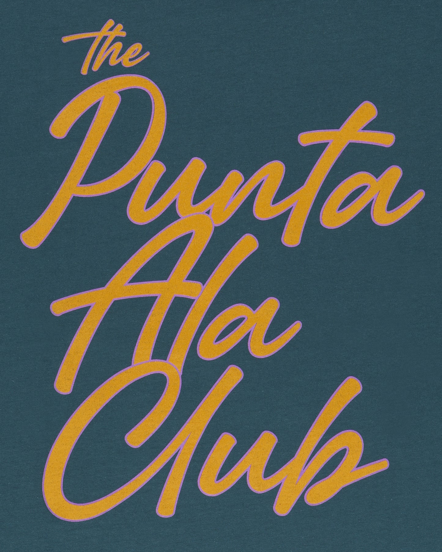 t shirt maniche lunghe "Rainbow" - petrolio/senape