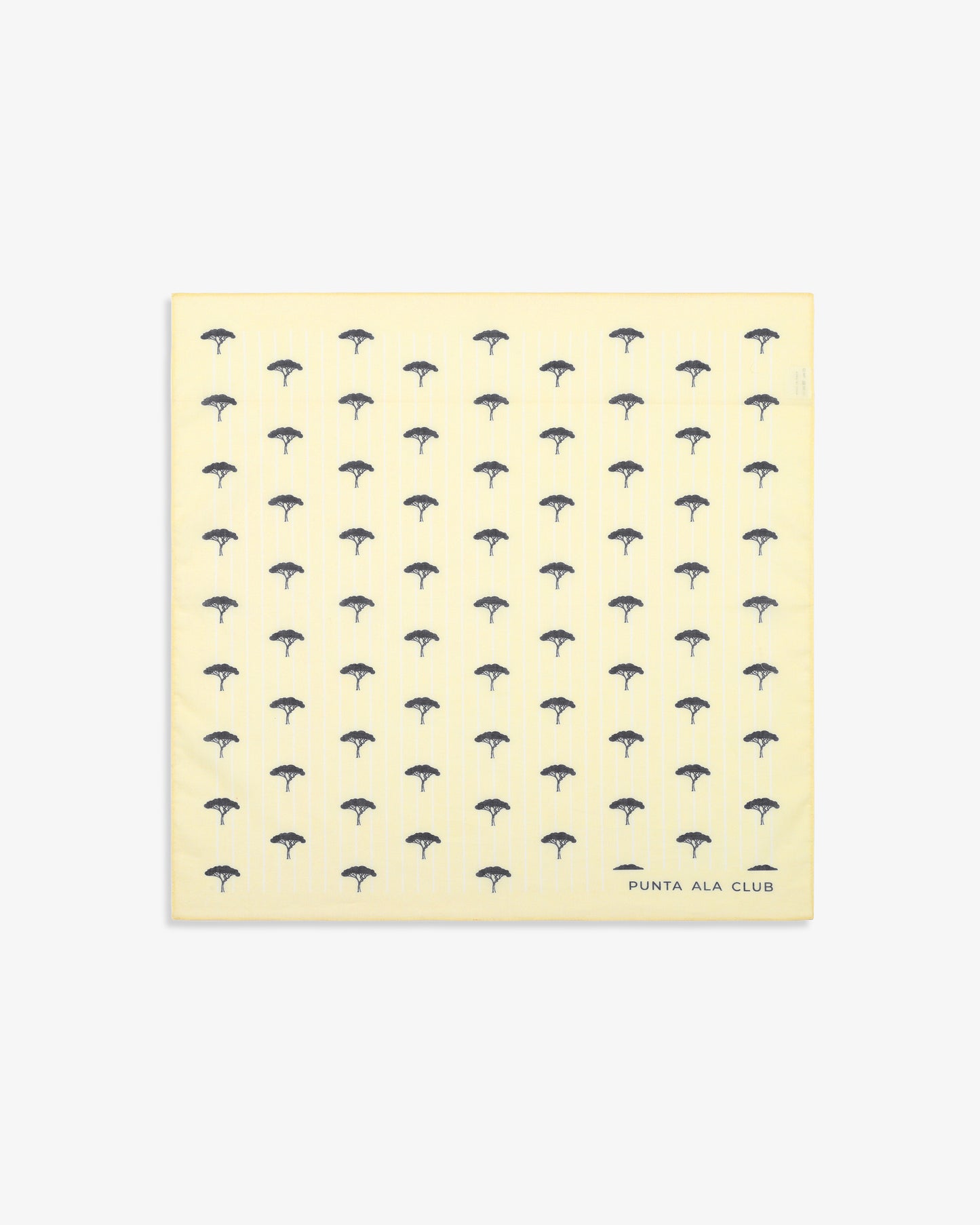 Foulard con pinetti - giallo