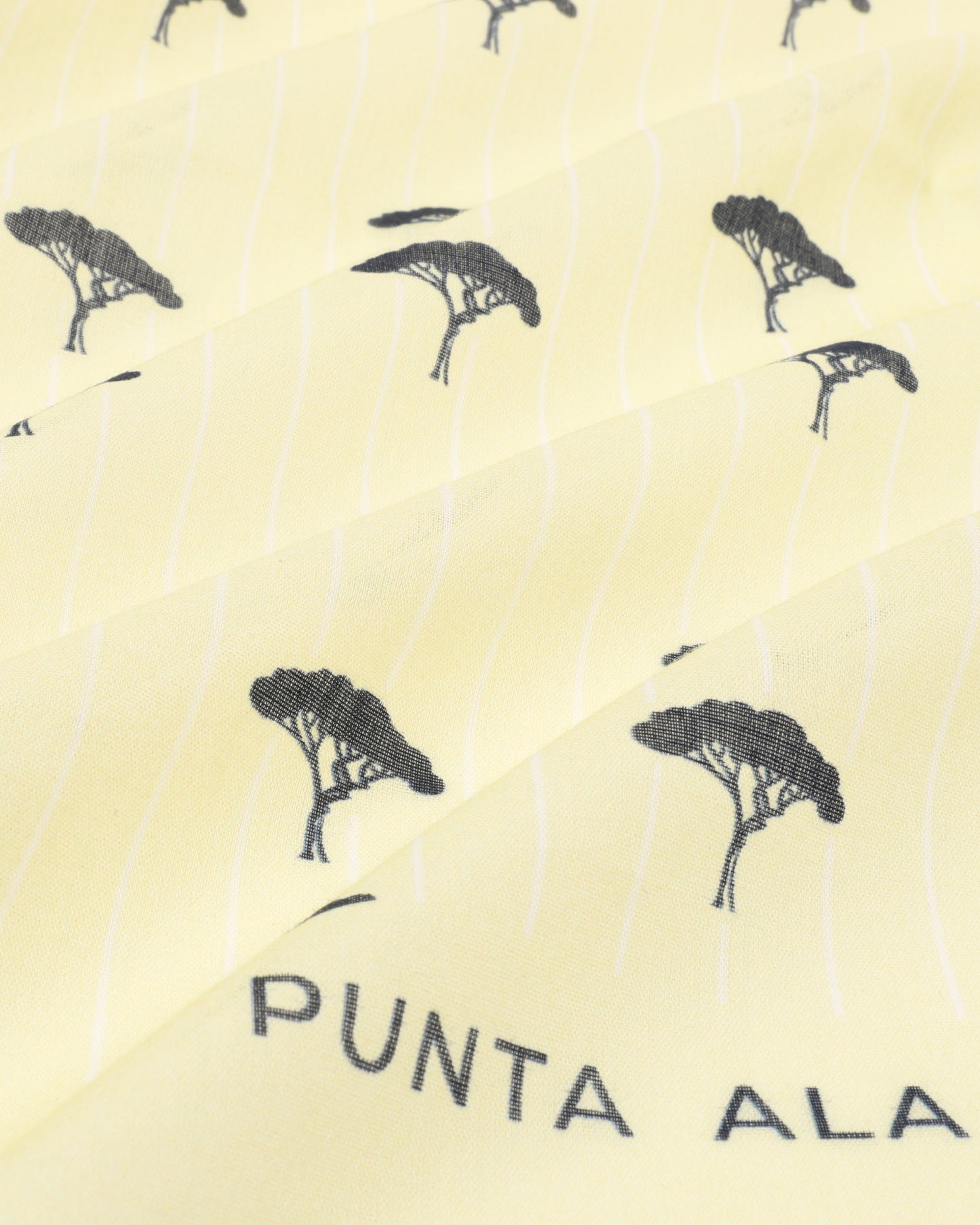 Foulard con pinetti - giallo
