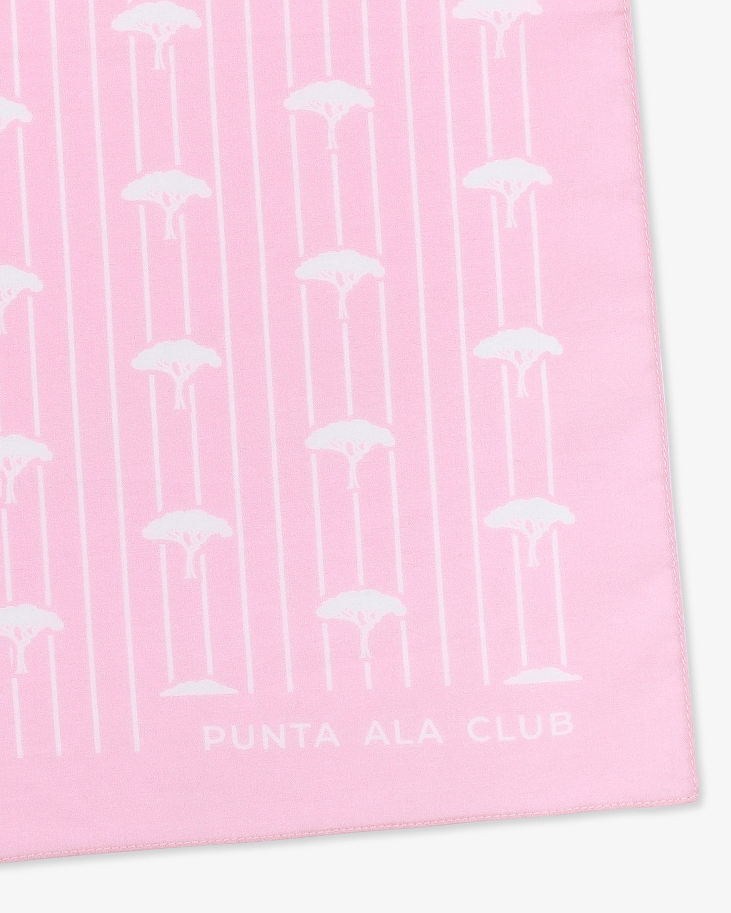 Foulard con pinetti - rosa