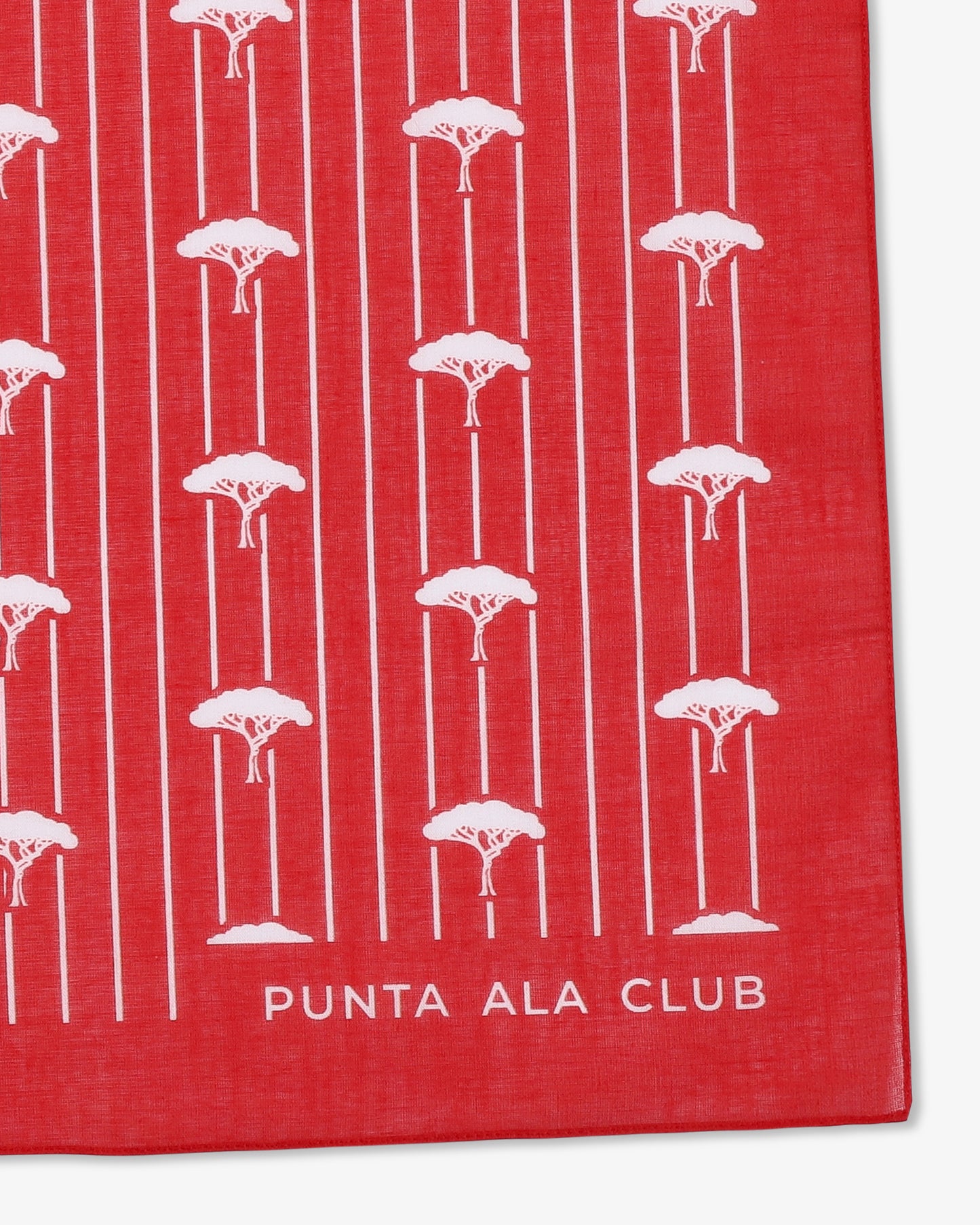 Foulard con pinetti - rosso