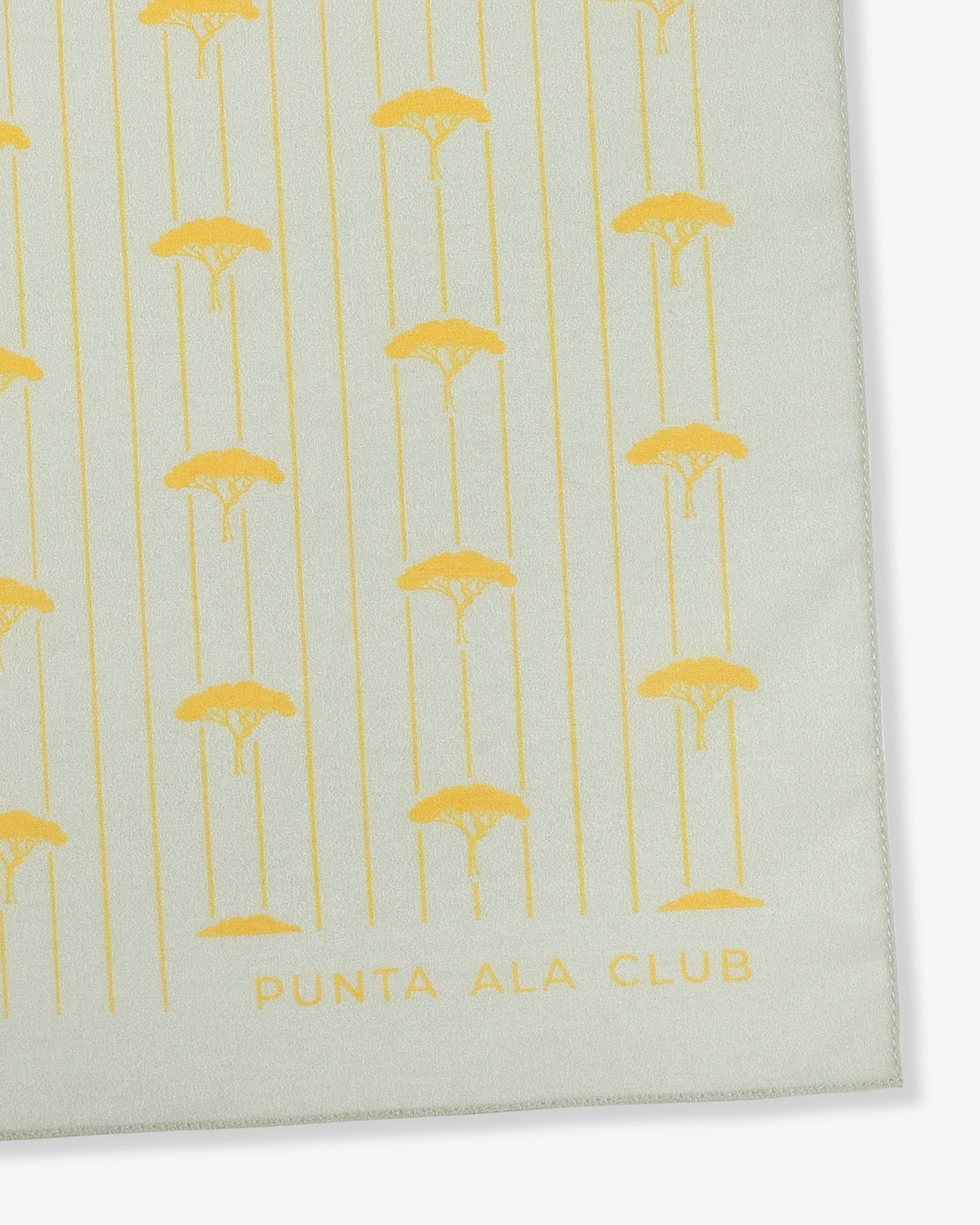 Foulard con pinetti - verde