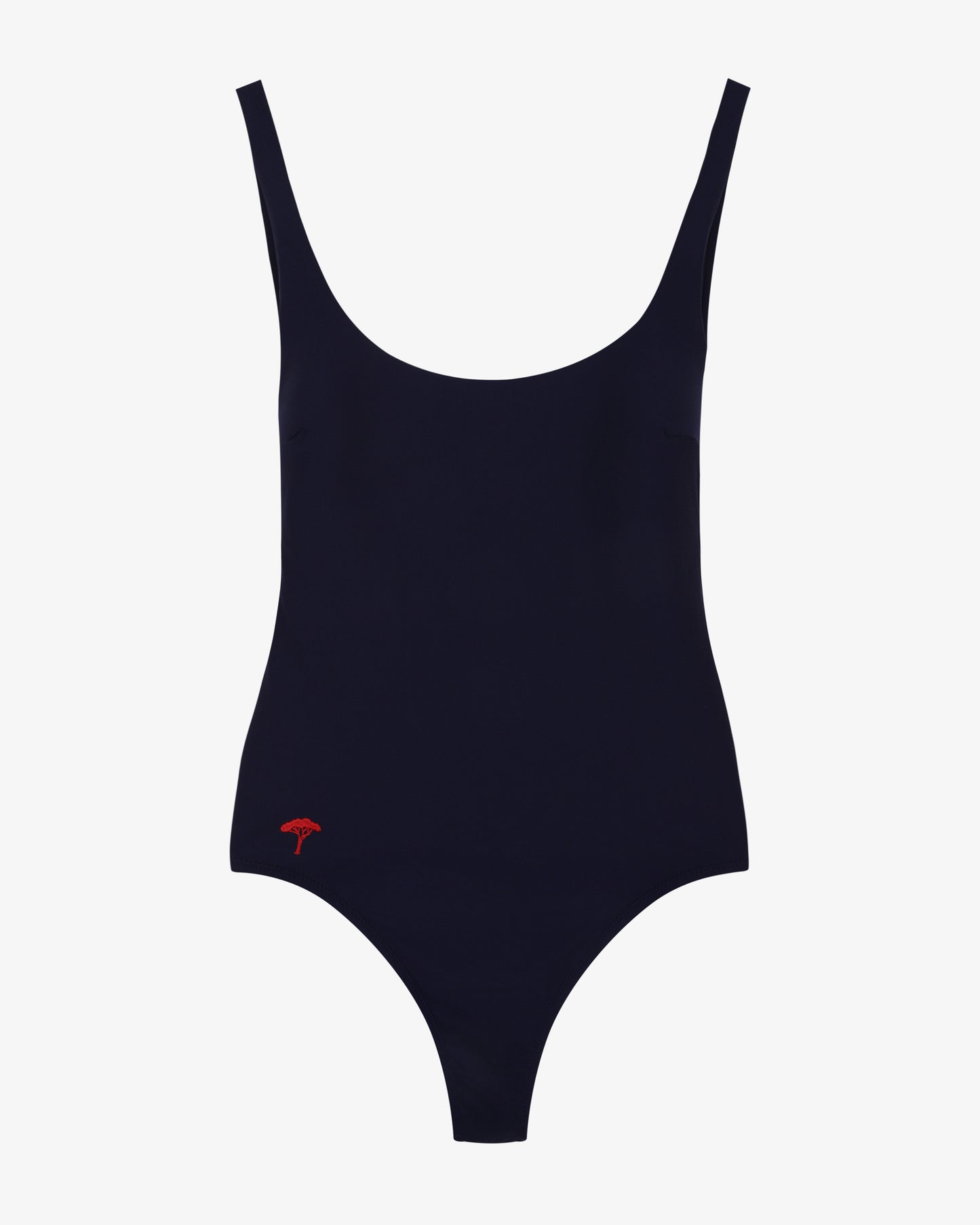 Costume intero tinta unita "Ginevra" - blu navy