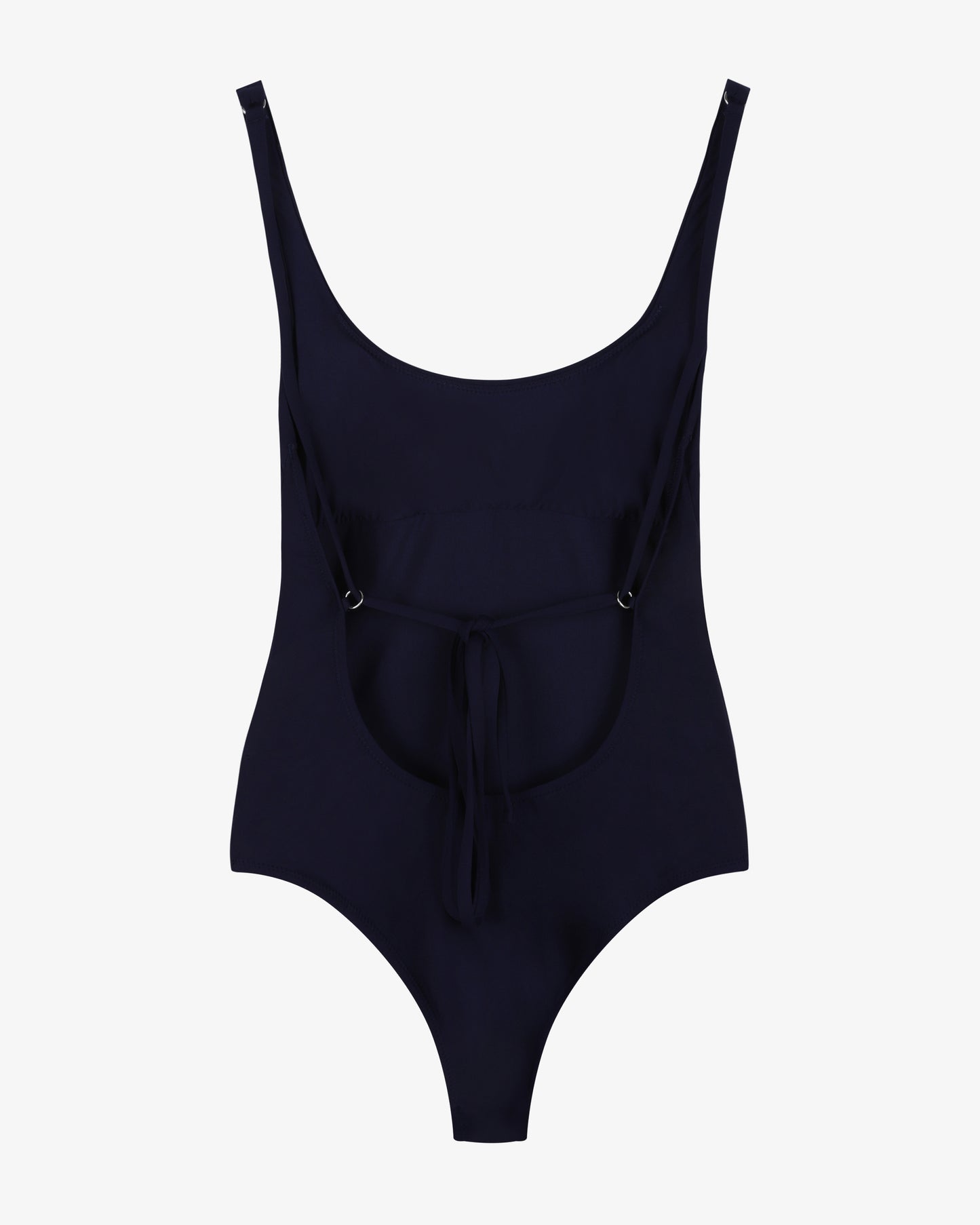 Costume intero tinta unita "Ginevra" - blu navy