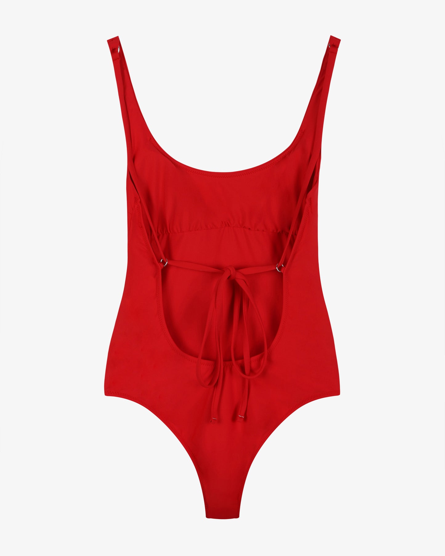 Costume intero tinta unita "Ginevra" - rosso